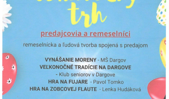 Fotka - Veľkonočný trh DARGOV